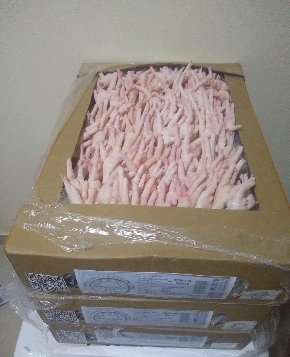 Grade A premium frozen chicken paws — export packed
